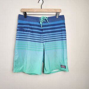 Vineyard Vines swim trunks board shorts sz 32 men Antigua Green